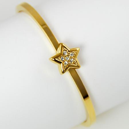 CL29: Crystal Star Bangle Bracelet