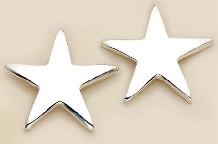 EA364: Silver Star Earrings