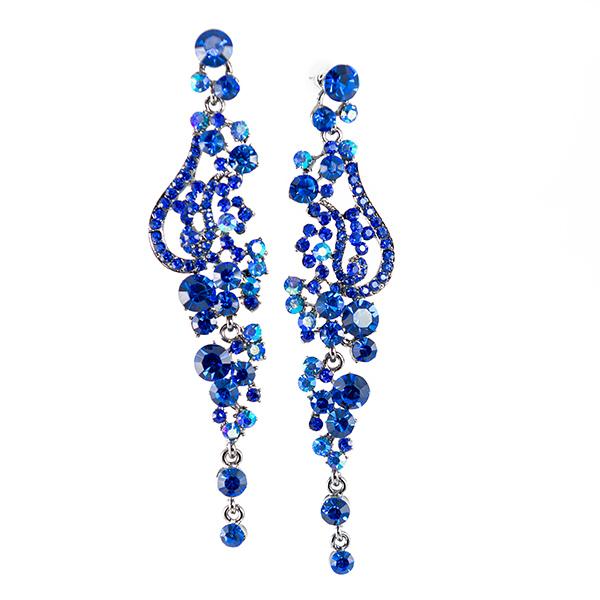 EA664: Elegant Sapphire Earrings 
