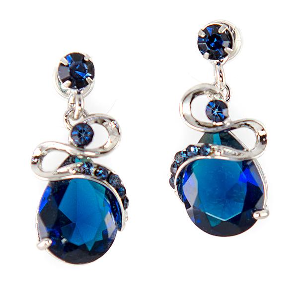 EA667: Blue Shapphire Earrings