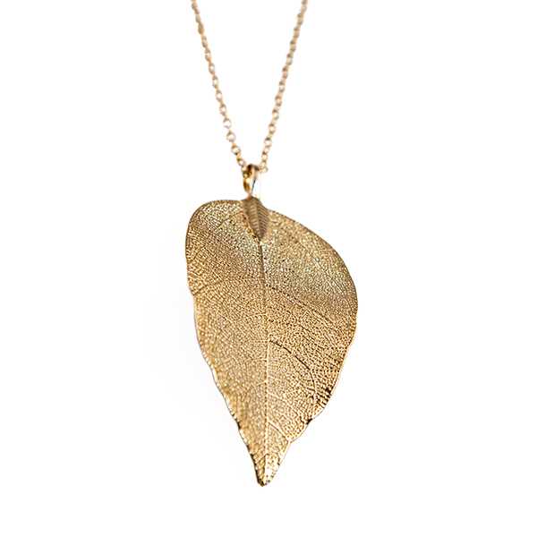 NA330: Gold Leaf Necklace