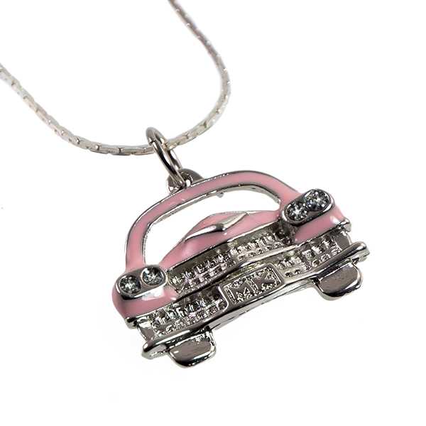 NA550: Pink Caddy Necklace