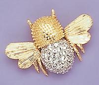 PA260: Crystal Queen Bee Pin