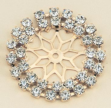 PA50B: Double Row Crystal Enhancer in Gold or Silver