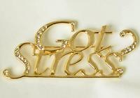 PA501: Got Stress Pin in Gold or Silver