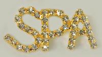 PA504: Spa Crystal Pin in Gold or Silver