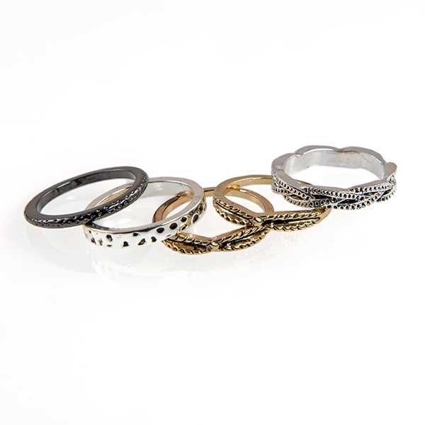 RA308: Collection of Stylish Rings