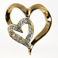 SA73PR: Crystal Heart Necklace 