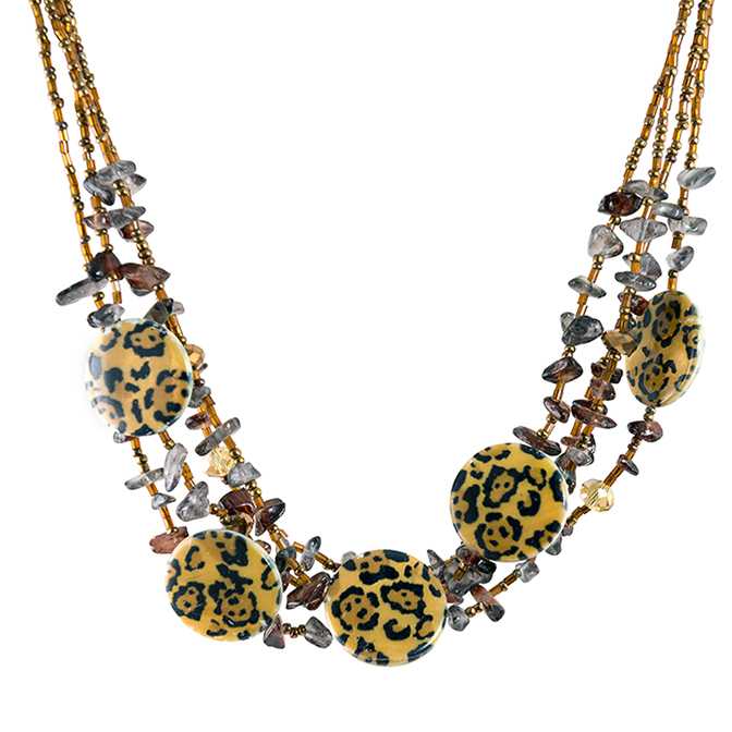 SN330: Exotic Animal Print Mother of Pearl Set