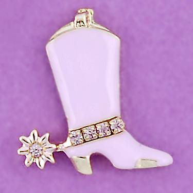 TA397: Cowboy Boot w/ Crystals (Pink, Silver or Navy)