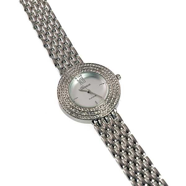 WA167: Platinum Silver Watch
