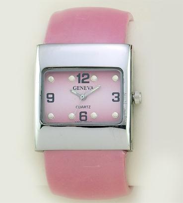 WA43P: Pink Cuff / Bangle Watch